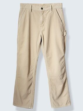 GAP Men’s Corduroy Pants | 90s Loose Carpenter 29x30 | Khaki Straight Utility